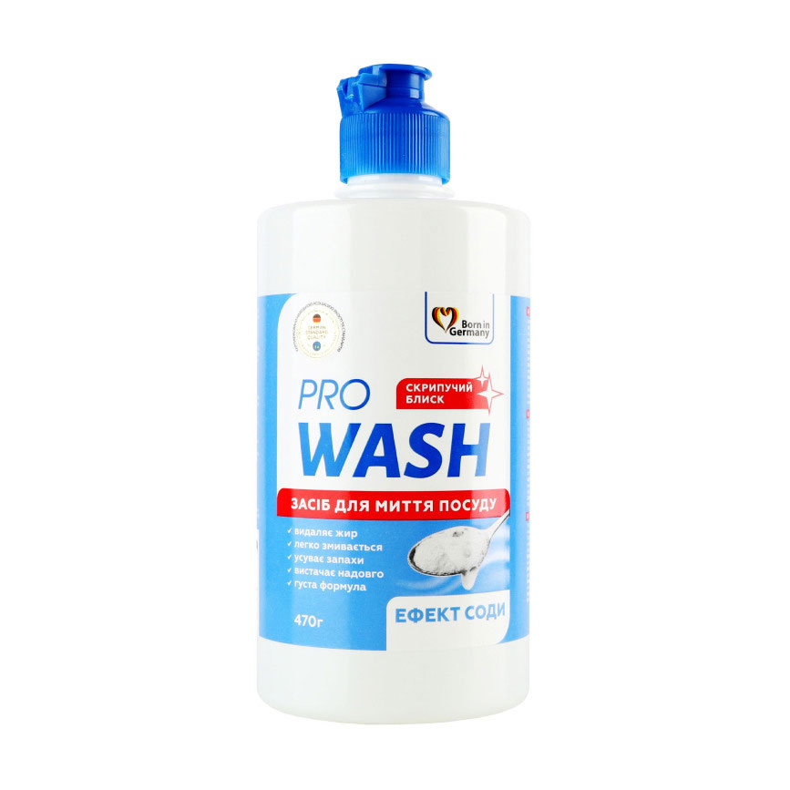 Засіб для миття посуду Pro Wash Ефект соди, 470 г